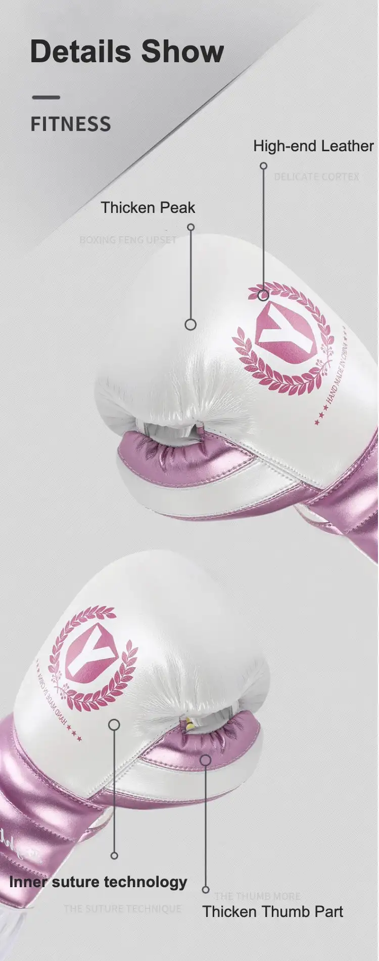 Laced Boxing Gloves