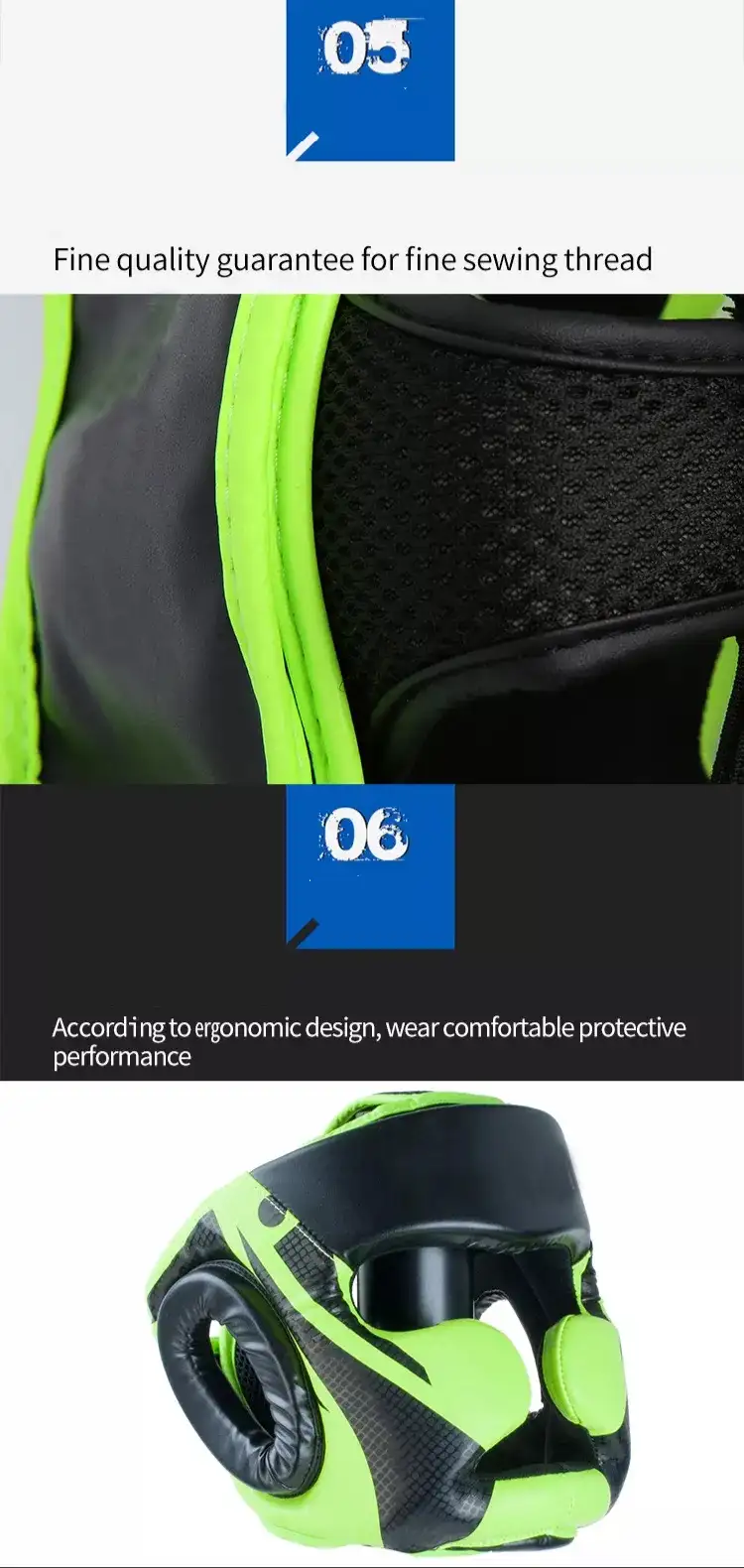 Pu Boxing Headgear